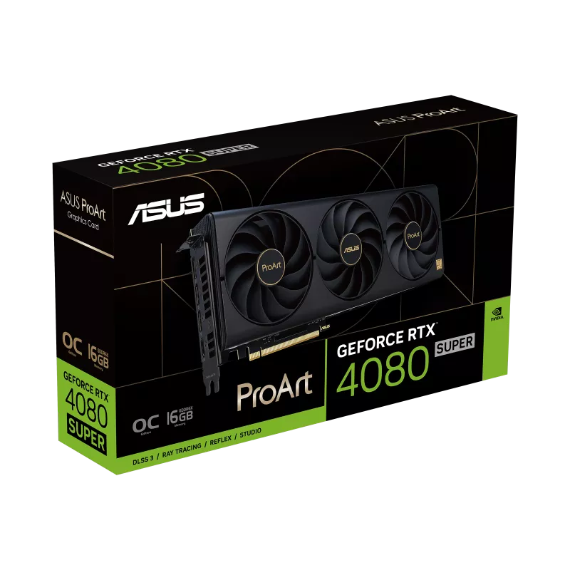 ASUS ProArt GeForce RTX 4080 Super 16GB GDDR6X OC Edition Graphics Card
