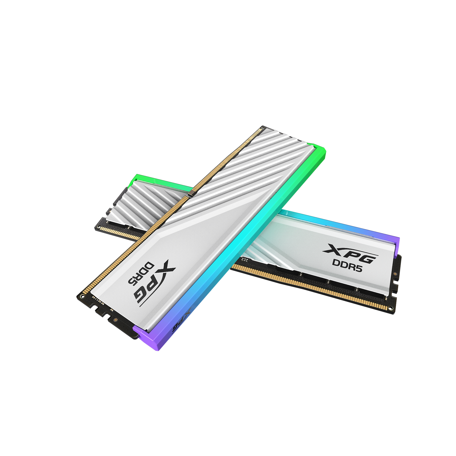 【ジャンク1枚、正常動作1枚】XPG DDR5メモリ 16GBx2枚 割引ショッピング XPG DDR5 16GB×2 ホワイト 【公式通販】