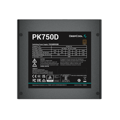 DeepCool PK750D 750W 80+ Bronze Power Supply