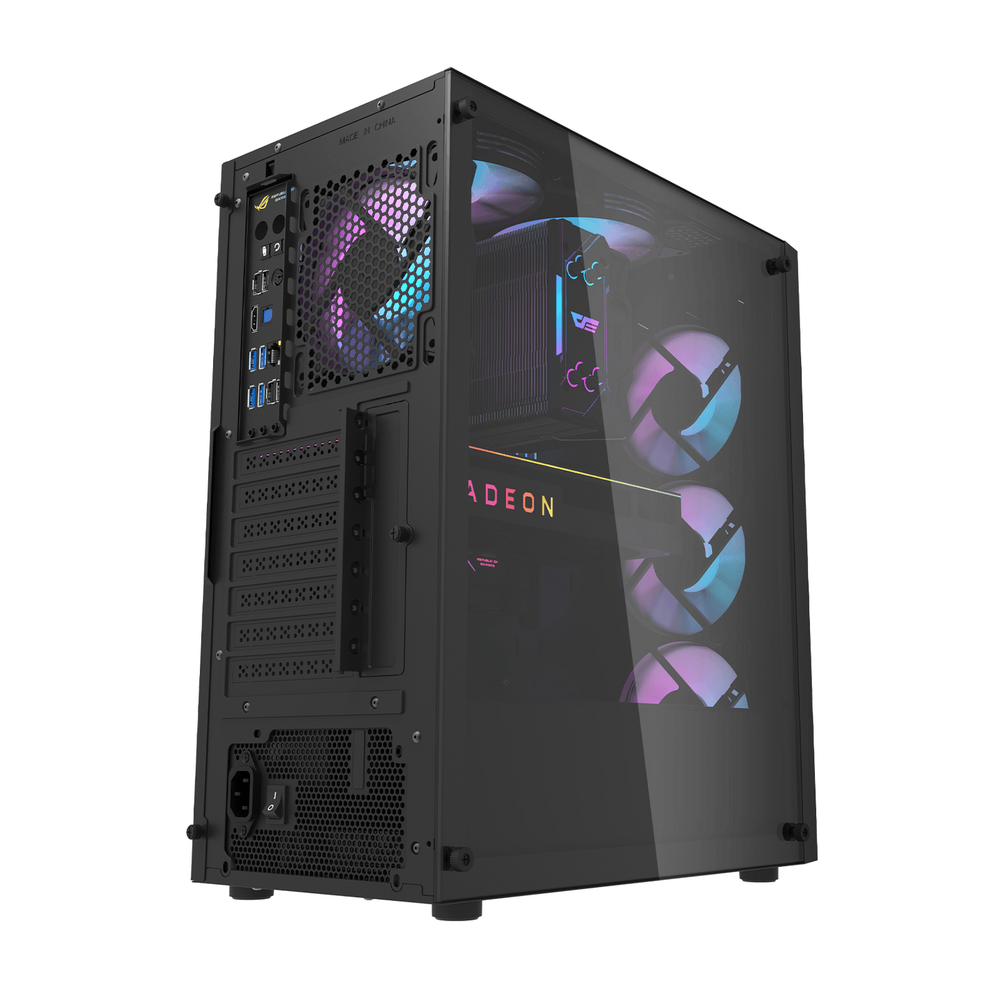 DarkFlash DK351 ATX PC Case - BLACK | WHITE