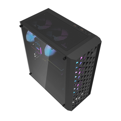 DarkFlash DK351 ATX PC Case - BLACK | WHITE