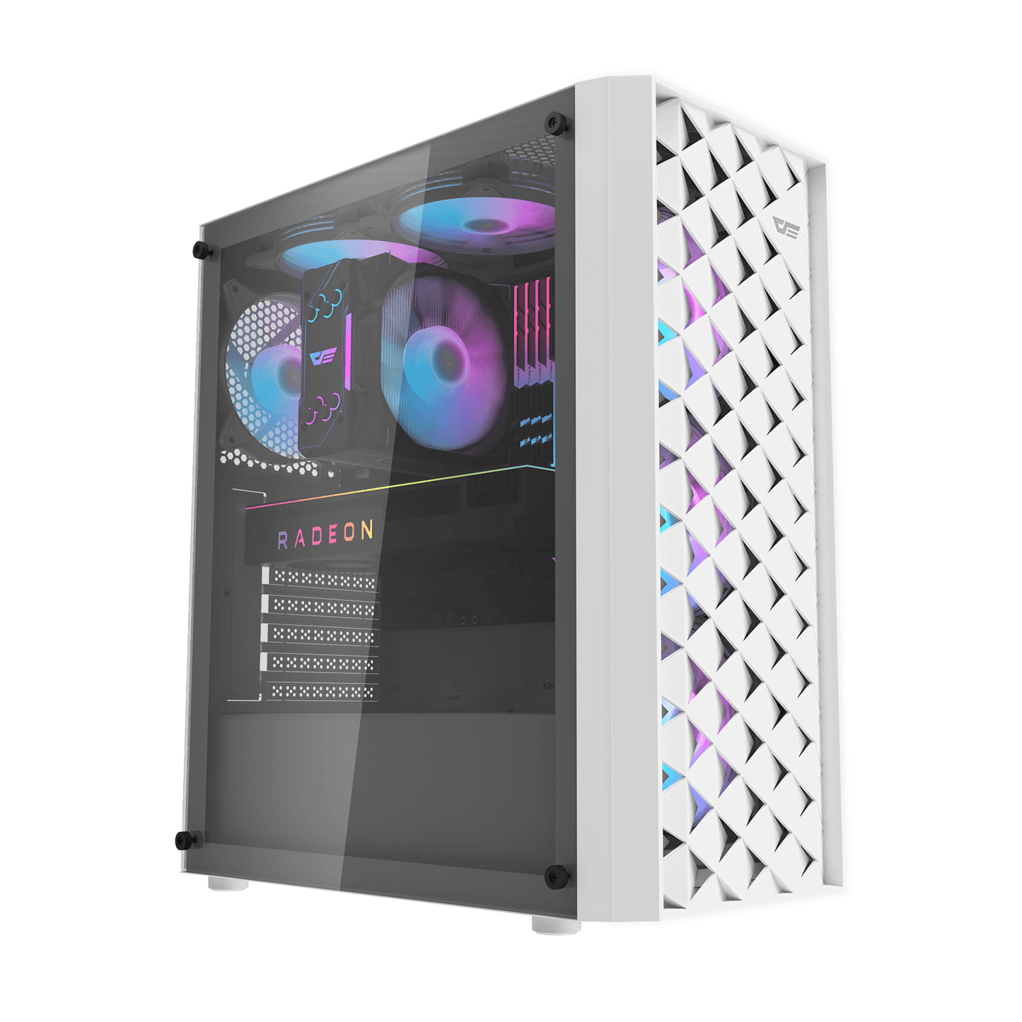 DarkFlash DK351 ATX PC Case - BLACK | WHITE