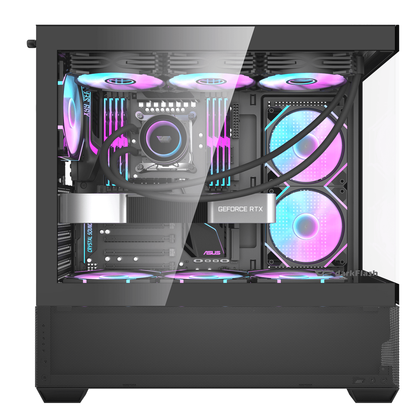 DarkFlash DS900 Air ATX PC Case - BLACK | WHITE