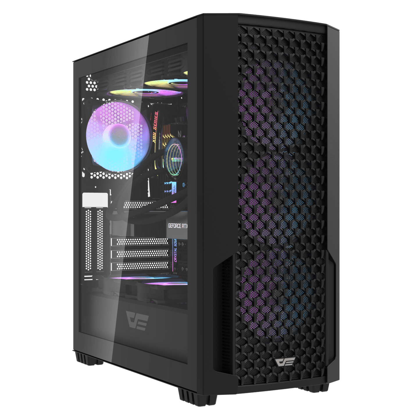 DarkFlash DF2100 ATX PC Case - BLACK | WHITE