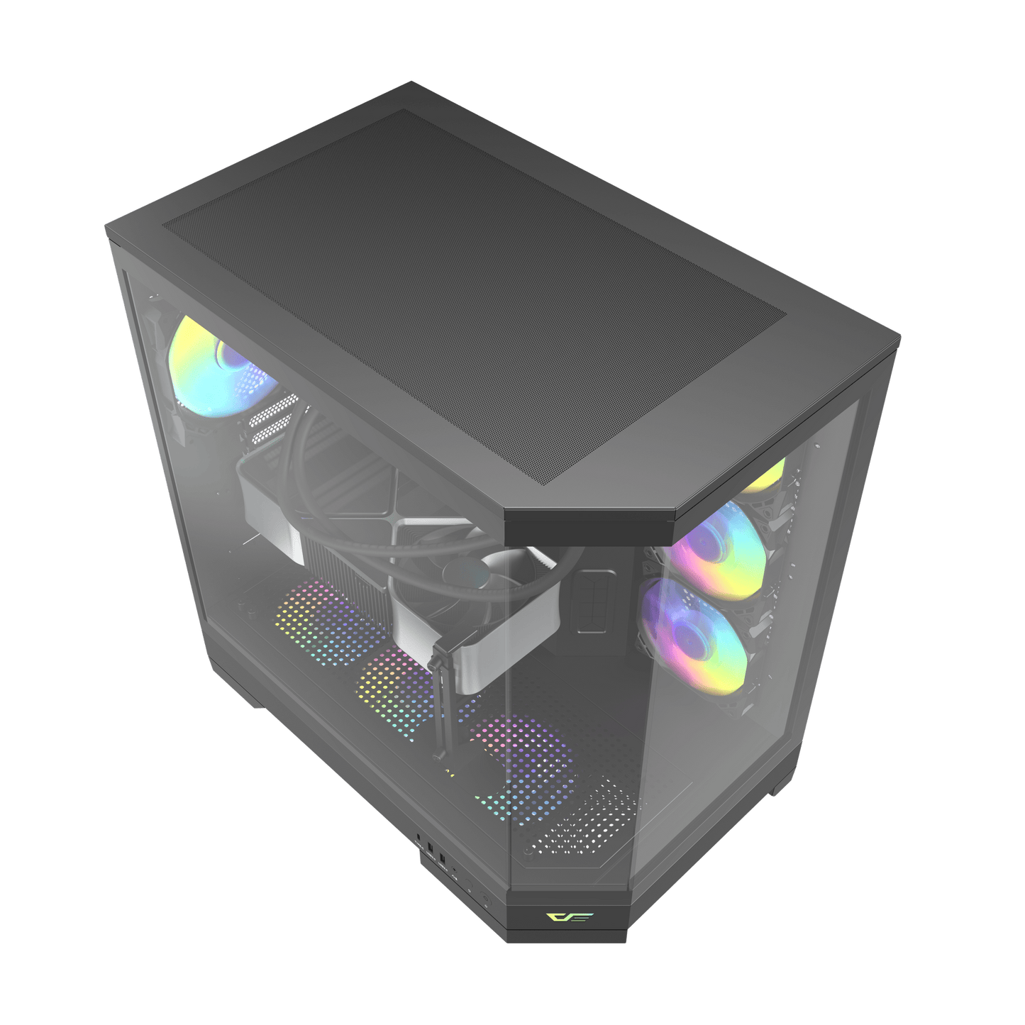 DarkFlash DQX90 LUXURY ATX Gaming Case - BLACK | WHITE