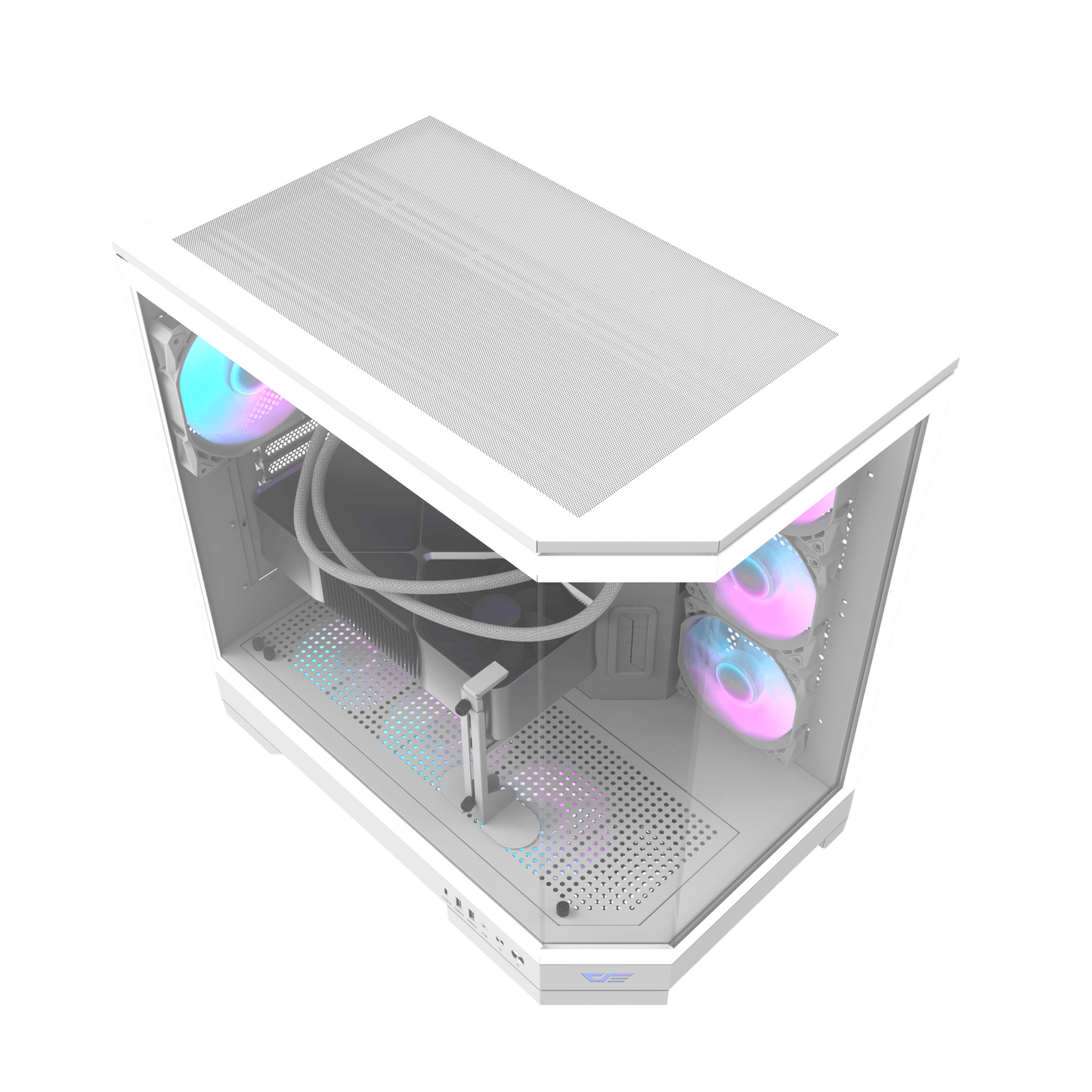 DarkFlash DQX90 LUXURY ATX Gaming Case - BLACK | WHITE