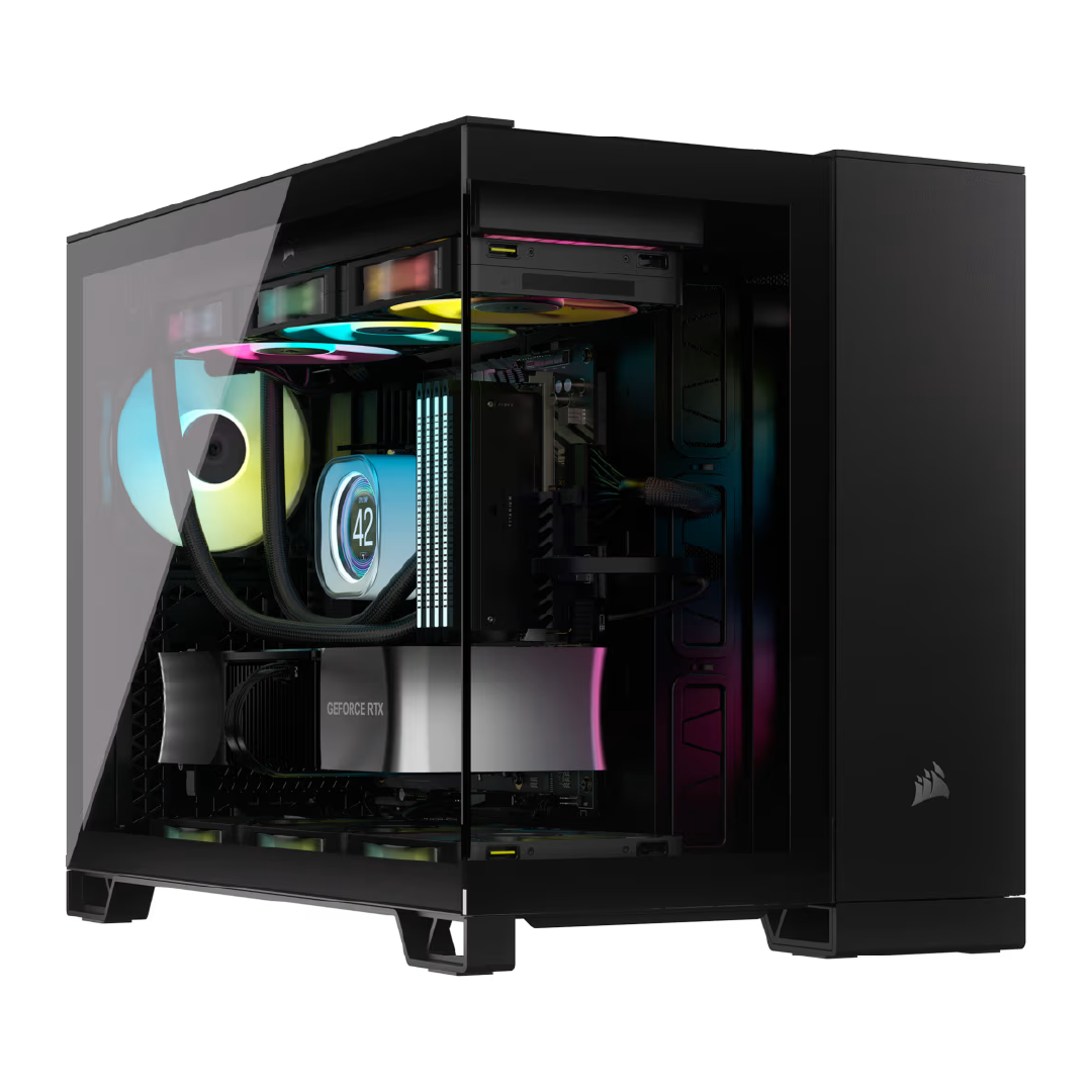 Corsair 2500X Mid-Tower Dual Chamber PC Case - BLACK | WHITE