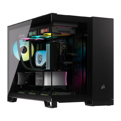 Corsair 2500X Mid-Tower Dual Chamber PC Case - BLACK | WHITE