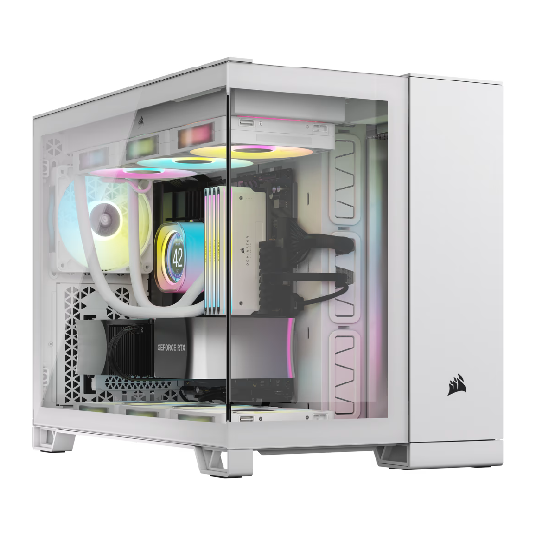 Corsair 2500X Mid-Tower Dual Chamber PC Case - BLACK | WHITE