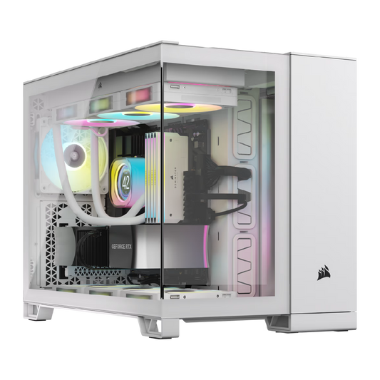 Corsair 2500X Mid-Tower Dual Chamber PC Case - BLACK | WHITE