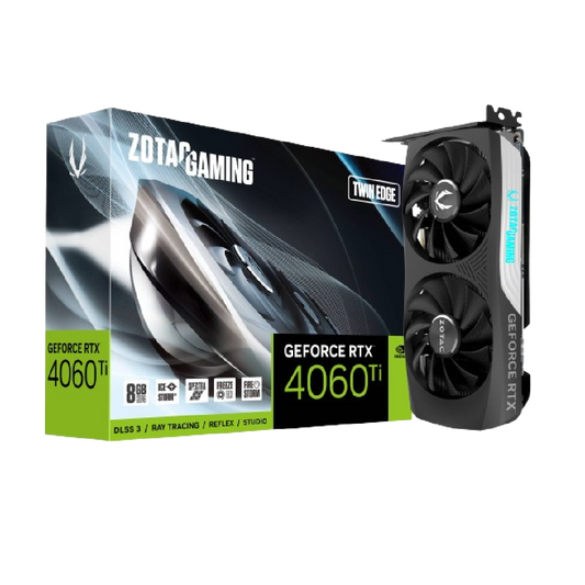 ZOTAC GAMING GeForce RTX 4060Ti 8GB Twin Edge Graphics Card