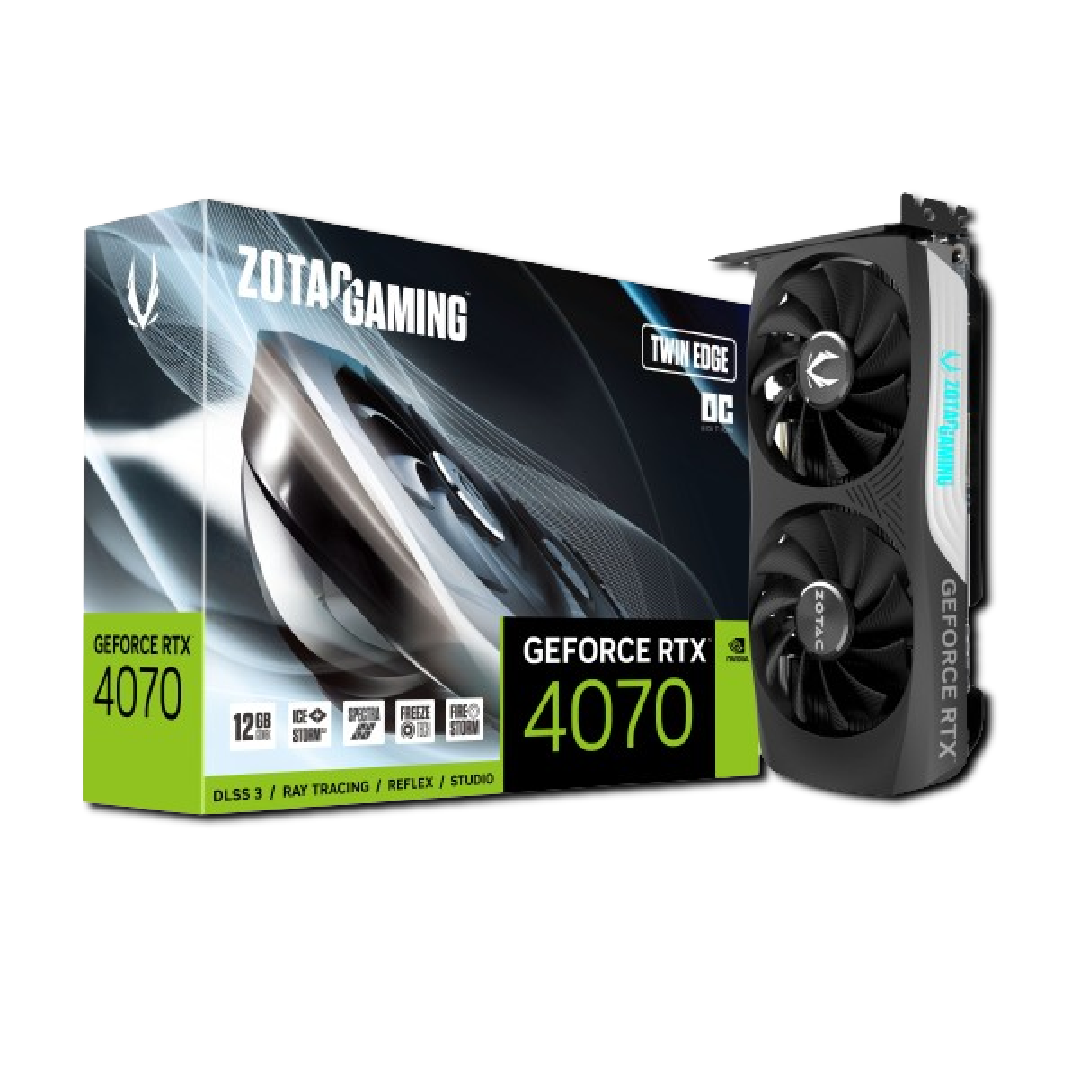 ZOTAC GAMING GeForce RTX 4070 12GB Twin Edge OC Edition Graphics Card