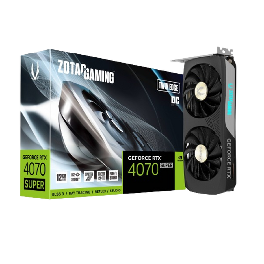 ZOTAC GAMING GeForce RTX 4070 Super 12GB Twin Edge OC Edition Graphics Card