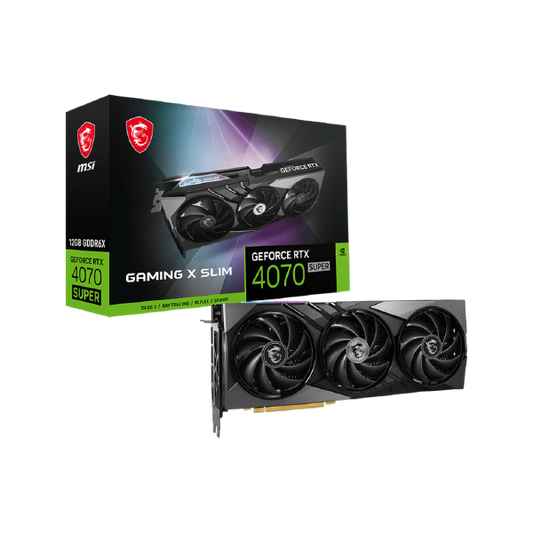 MSI GeForce RTX 4070 Super Gaming X Slim 12GB Graphics Card GDDR6X