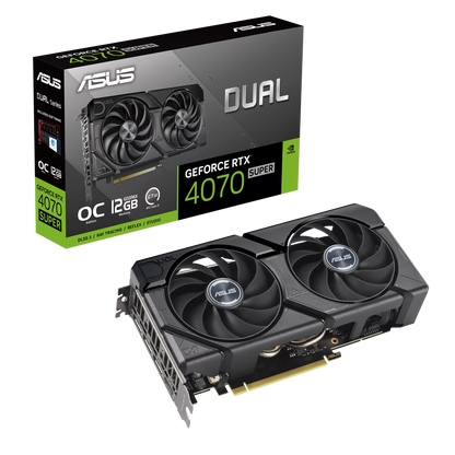 ASUS Dual GeForce RTX 4070 Super EVO OC Edition 12GB Graphics Card GDDR6X