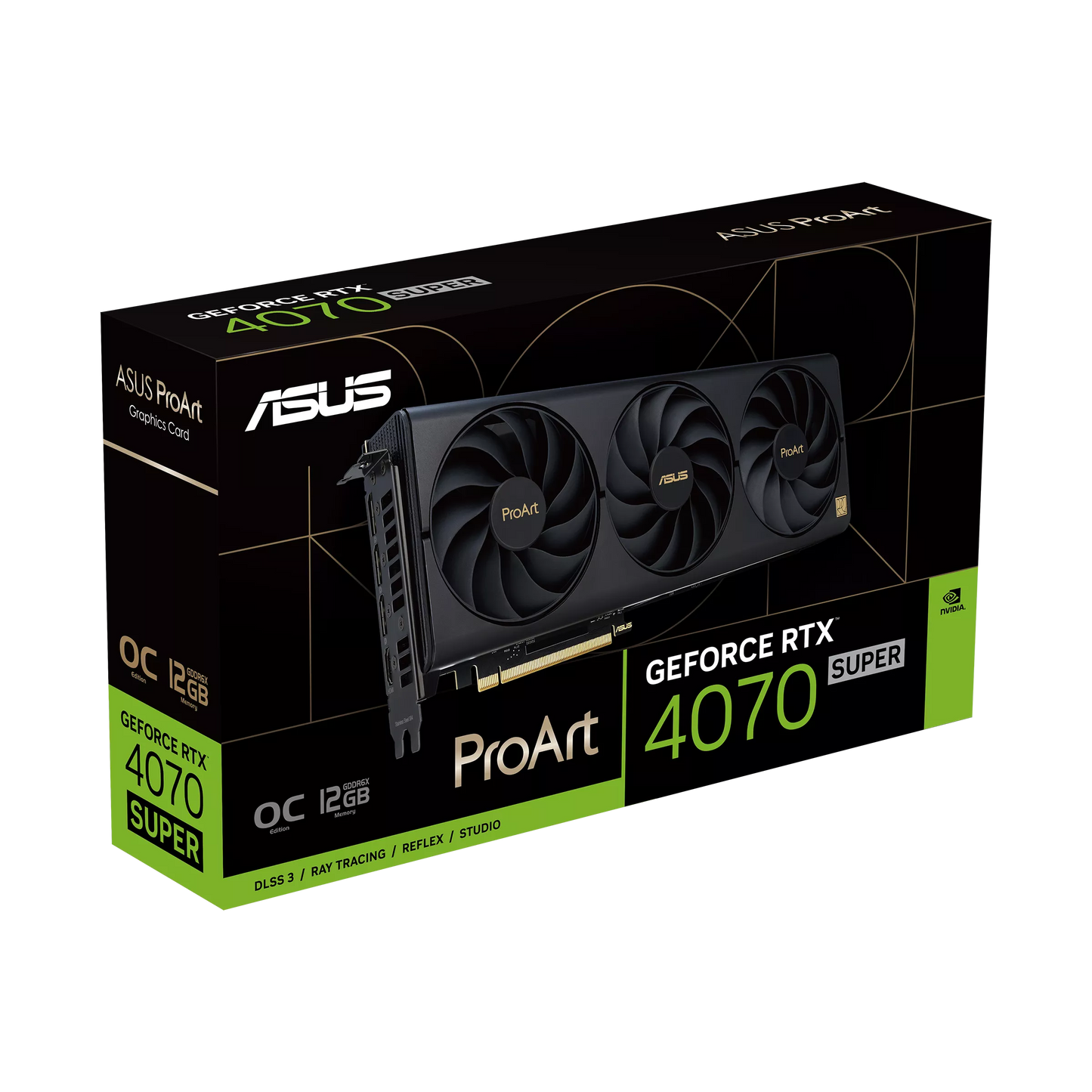 ASUS ProArt GeForce RTX 4070 Super 12GB GDDR6X OC Edition Graphics Card