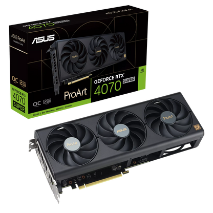 ASUS ProArt GeForce RTX 4070 Super 12GB GDDR6X OC Edition Graphics Card