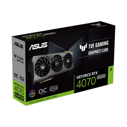 ASUS TUF Gaming GeForce RTX 4070 Super 12GB GDDR6X OC Edition Graphics Card