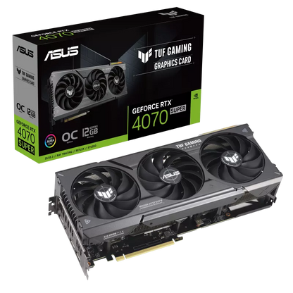 ASUS TUF Gaming GeForce RTX 4070 Super 12GB GDDR6X OC Edition Graphics Card