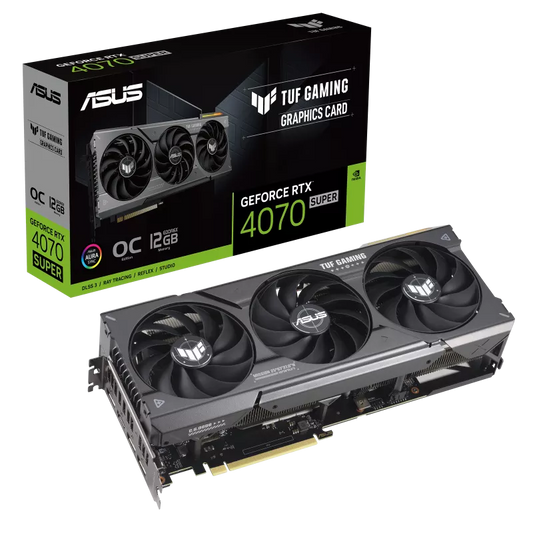 ASUS TUF Gaming GeForce RTX 4070 Super 12GB GDDR6X OC Edition Graphics Card