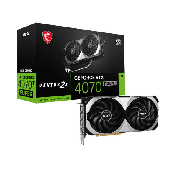 MSI GeForce RTX 4070Ti Super Ventus 2X OC Edition 16GB Graphics Card