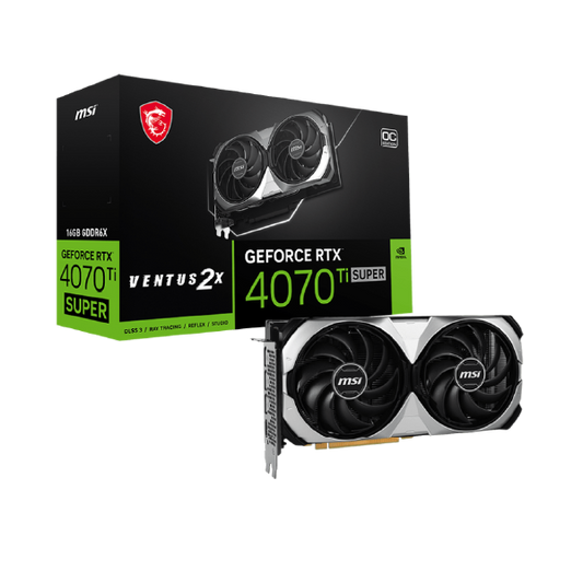 MSI GeForce RTX 4070Ti Super Ventus 2X OC Edition 16GB Graphics Card