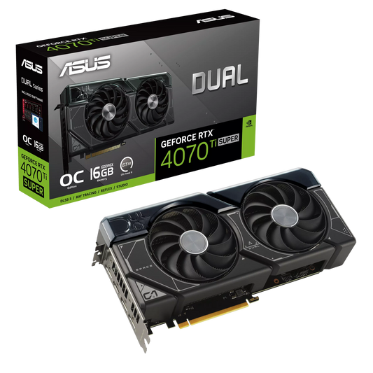 ASUS Dual GeForce RTX 4070 Ti Super OC Edition 16GB Graphics Card GDDR6X