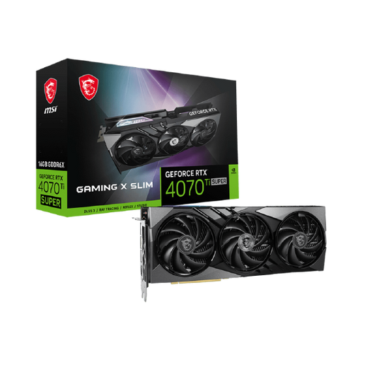 MSI GeForce RTX 4070Ti Super Gaming X Slim 16GB Graphics Card