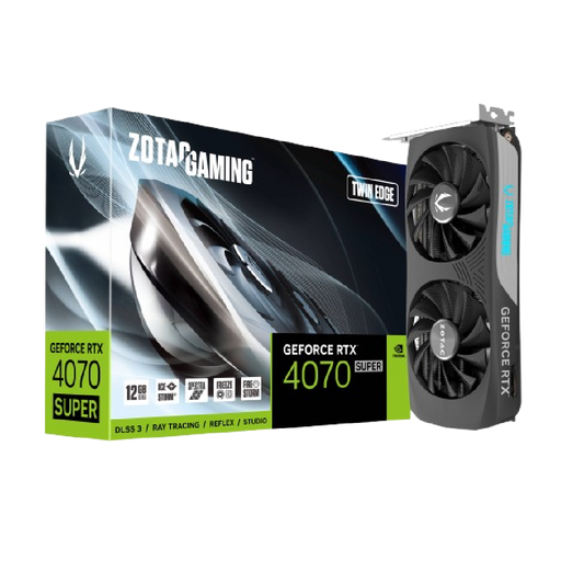 ZOTAC GAMING GeForce RTX 4070 Super 12GB Twin Edge Graphics Card