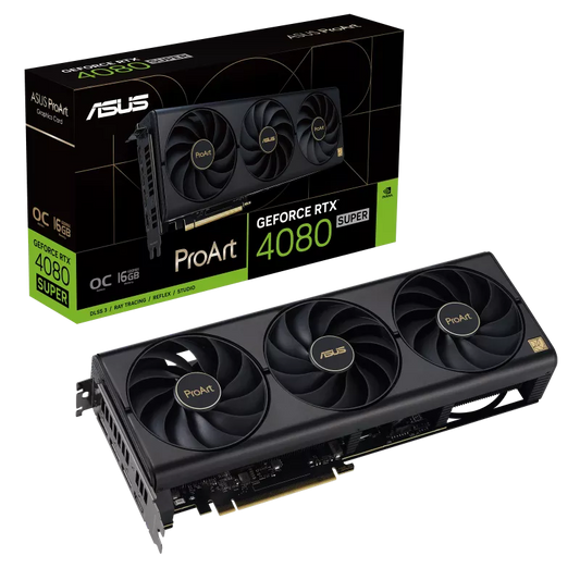 ASUS ProArt GeForce RTX 4080 Super 16GB GDDR6X OC Edition Graphics Card