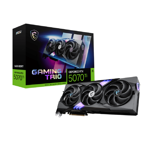 MSI GeForce RTX 5070 Ti Gaming Trio OC Plus 16GB Graphics Card GDDR7