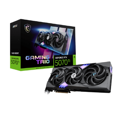 MSI GeForce RTX 5070 Ti Gaming Trio OC Plus 16GB Graphics Card GDDR7
