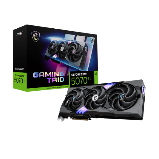 MSI GeForce RTX 5070 Ti Gaming Trio OC Plus 16GB Graphics Card GDDR7