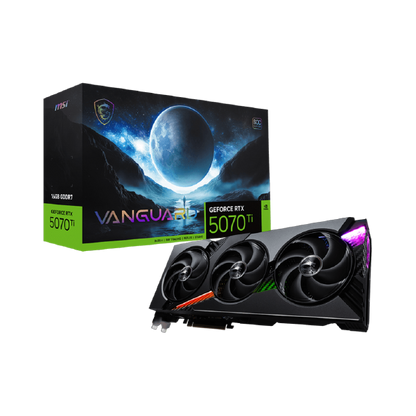 MSI GeForce RTX 5070 Ti Vanguard SOC Launch Edition 16GB Graphics Card GDDR7