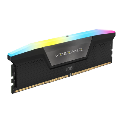 Corsair VENGEANCE RGB 32GB (2x16GB) DDR5 DRAM 6400MHz CL36 AMD EXPO & Intel XMP Memory Kit