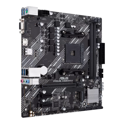 Asus Prime A520M-K CSM-A II - DDR4 AMD AM4 microATX Motherboard