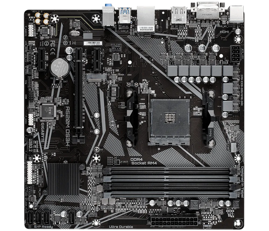 Gigabyte A520M DS3H - DDR4 AMD AM4 microATX Motherboard