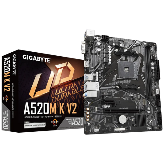 Gigabyte A520M K V2 - DDR4 AMD AM4 microATX Motherboard