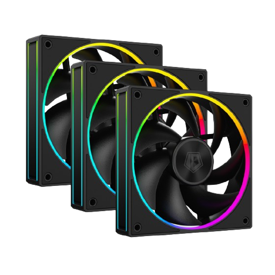 ID COOLING AF-127-ARGB-K TRIO 120mm 3 Pack Case Fan