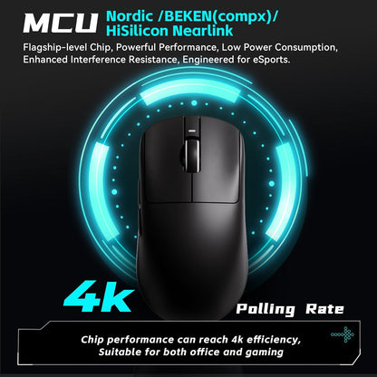 ATK VXE Dragonfly R1 Pro Wireless Gaming Mouse PAW3395 Lightweight - BLACK | WHITE