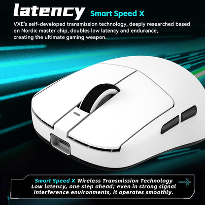 ATK VXE Dragonfly R1 Pro Wireless Gaming Mouse PAW3395 Lightweight - BLACK | WHITE