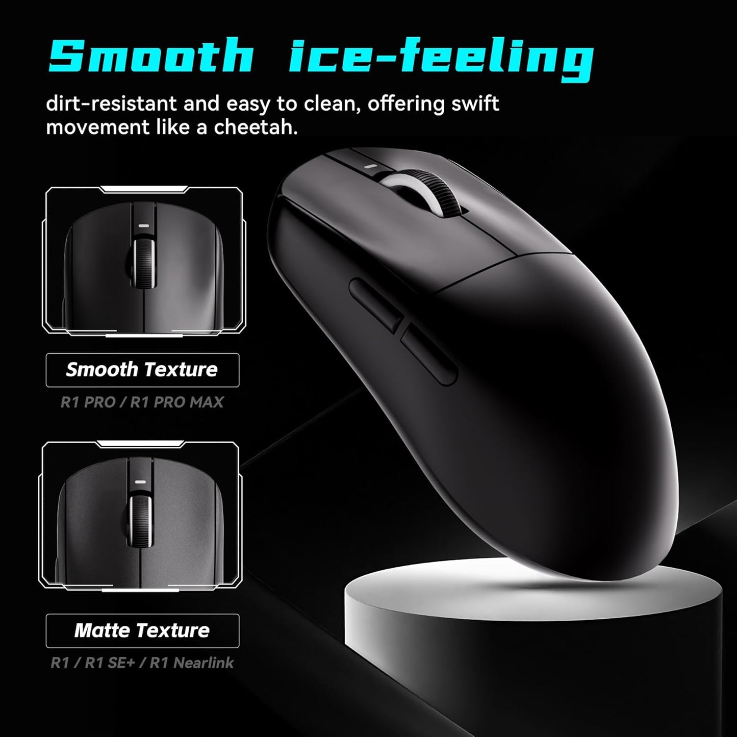 ATK VXE Dragonfly R1 Pro Wireless Gaming Mouse PAW3395 Lightweight - BLACK | WHITE