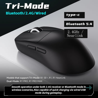 ATK VXE Dragonfly R1 Pro Wireless Gaming Mouse PAW3395 Lightweight - BLACK | WHITE