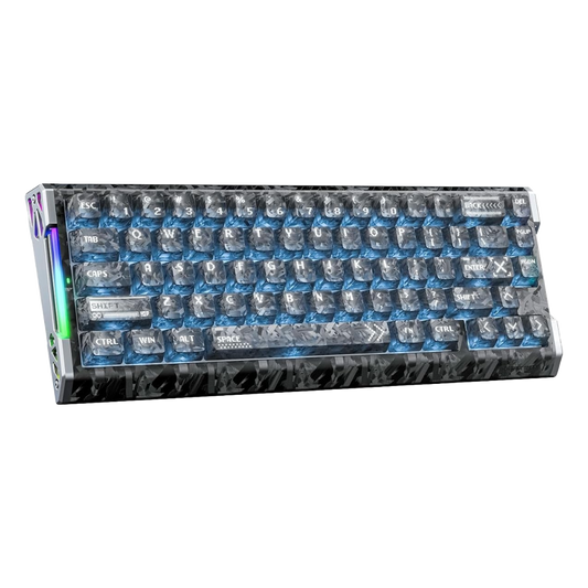 ATTACK SHARK R68 HE Carbon Fiber Rapid Trigger Magnetic Switch Wired Gaming Keyboard