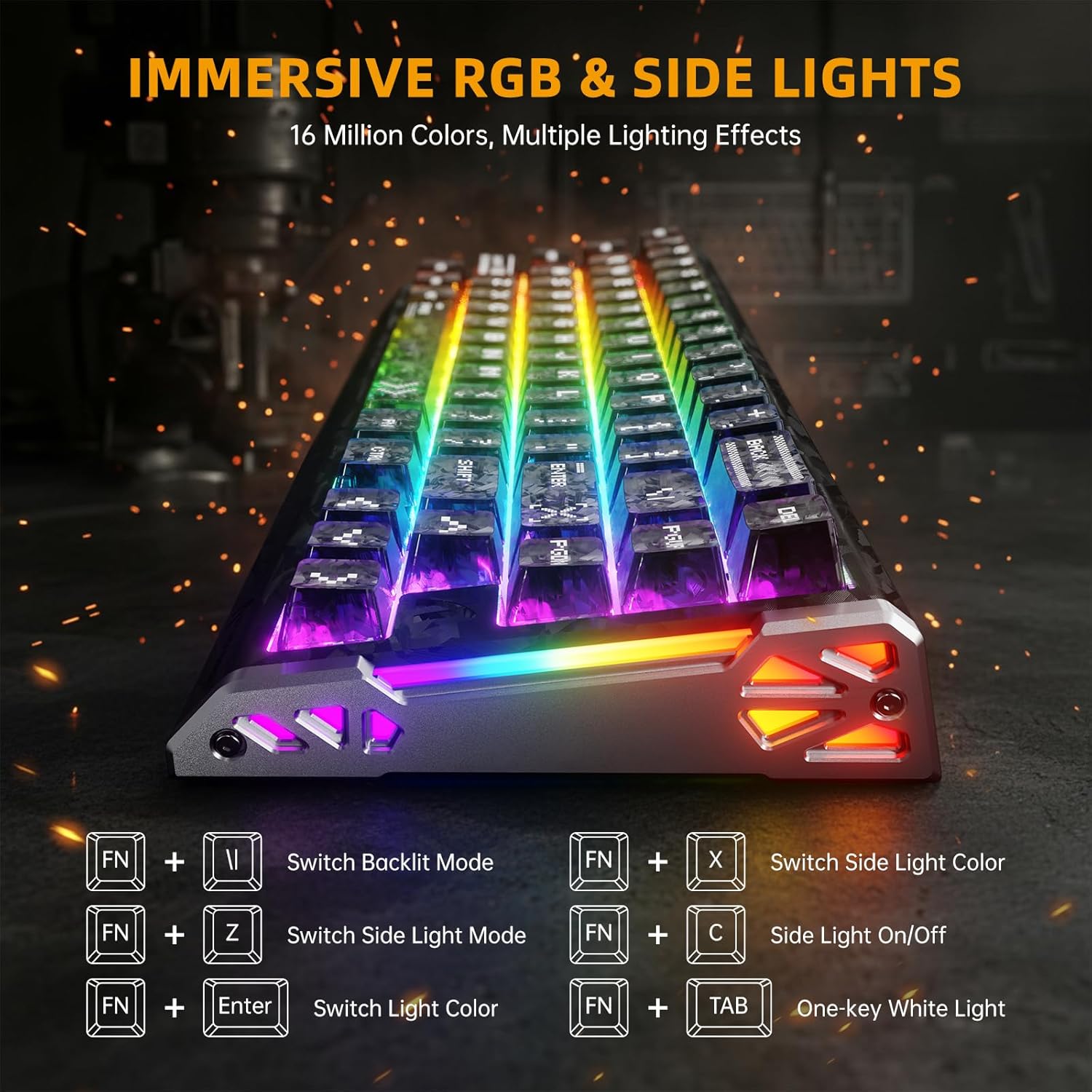 ATTACK SHARK R68 HE Carbon Fiber | Magnetic Switch | 60% | Wired