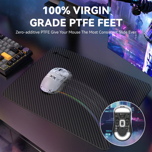 ATTACK SHARK X3 MAX Tri-Mode Wireless Gaming Mouse PAW3950 Lightweight - BLACK | WHITE