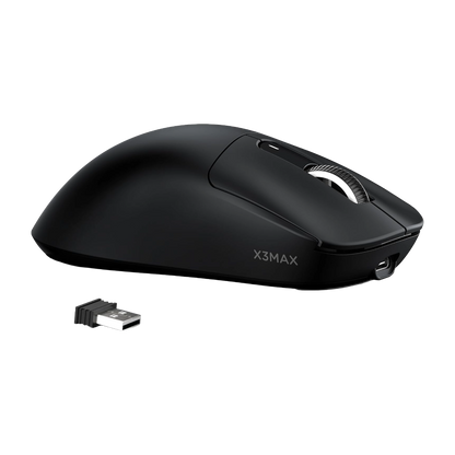 ATTACK SHARK X3 MAX Tri-Mode Wireless Gaming Mouse PAW3950 Lightweight - BLACK | WHITE