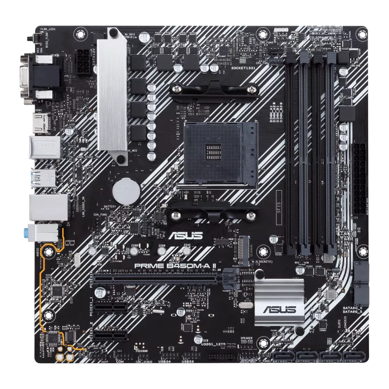 Asus Prime B450M-A II - DDR4 AMD AM4 microATX Motherboard