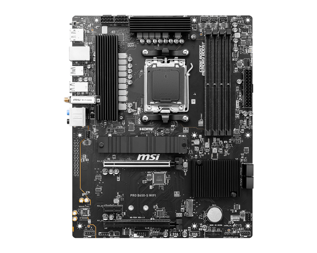 MSI Pro B650-S WiFi - DDR5 AMD AM5 ATX Motherboard