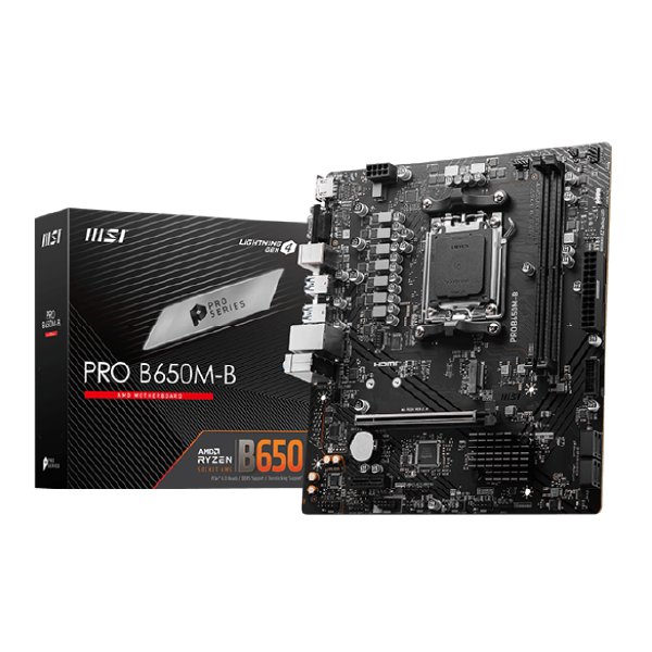 MSI Pro B650M-B - DDR5 AMD AM5 microATX Motherboard